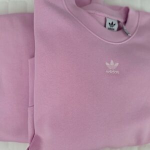 Adidas Light Pink Crewneck Sweatshirt with Pants - Sold as a Set